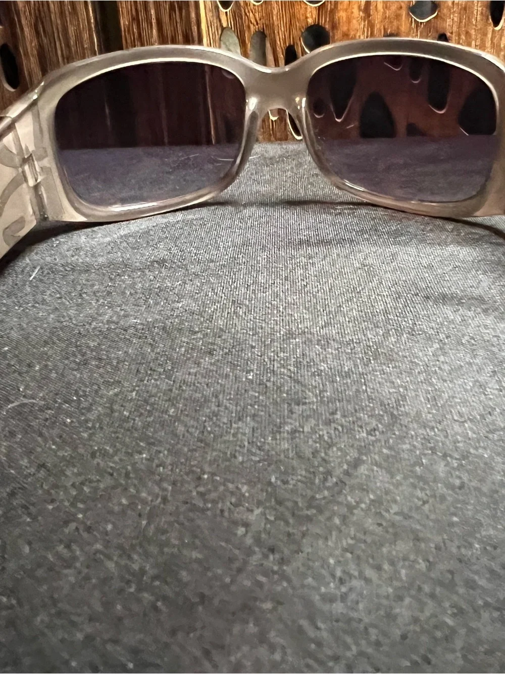 Dolce & Gabbana Black Frame Sunglasses with Dark Purple Lenses